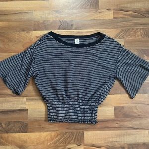 Free People Ebony Tee in Black